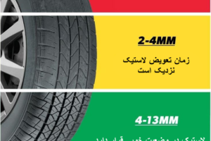 Reducing tire tread depth