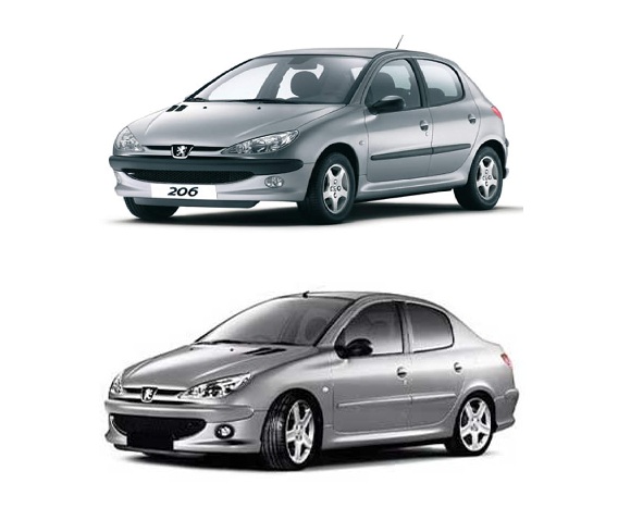 لاستیک پژو 206